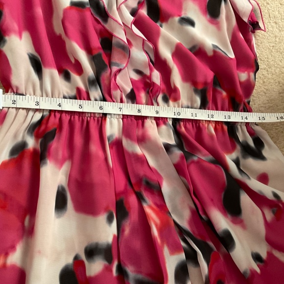 Ann Taylor LOFT petites floral midi dress - Picture 4 of 6